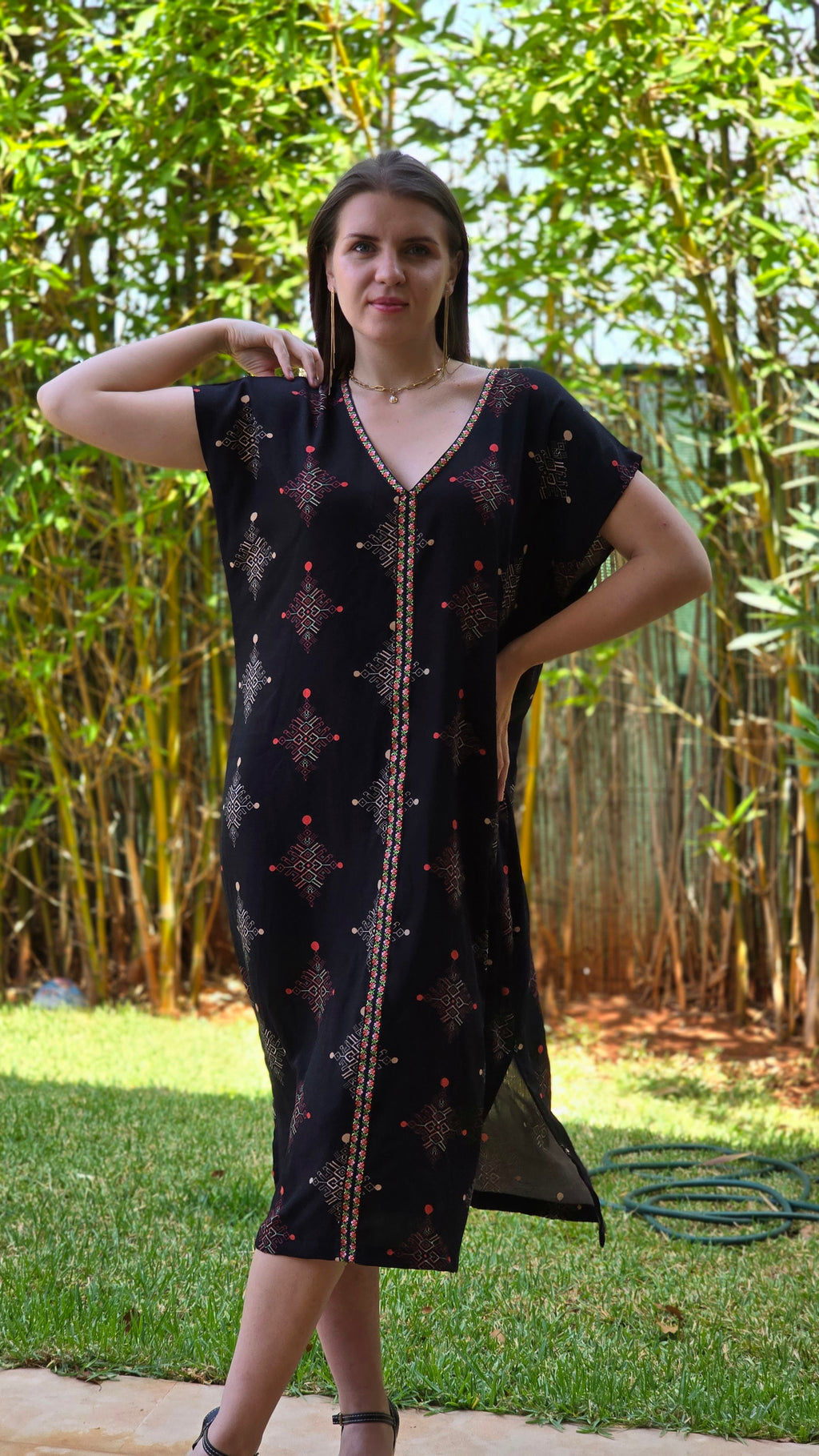 Robe Azwaw Manches Courtes