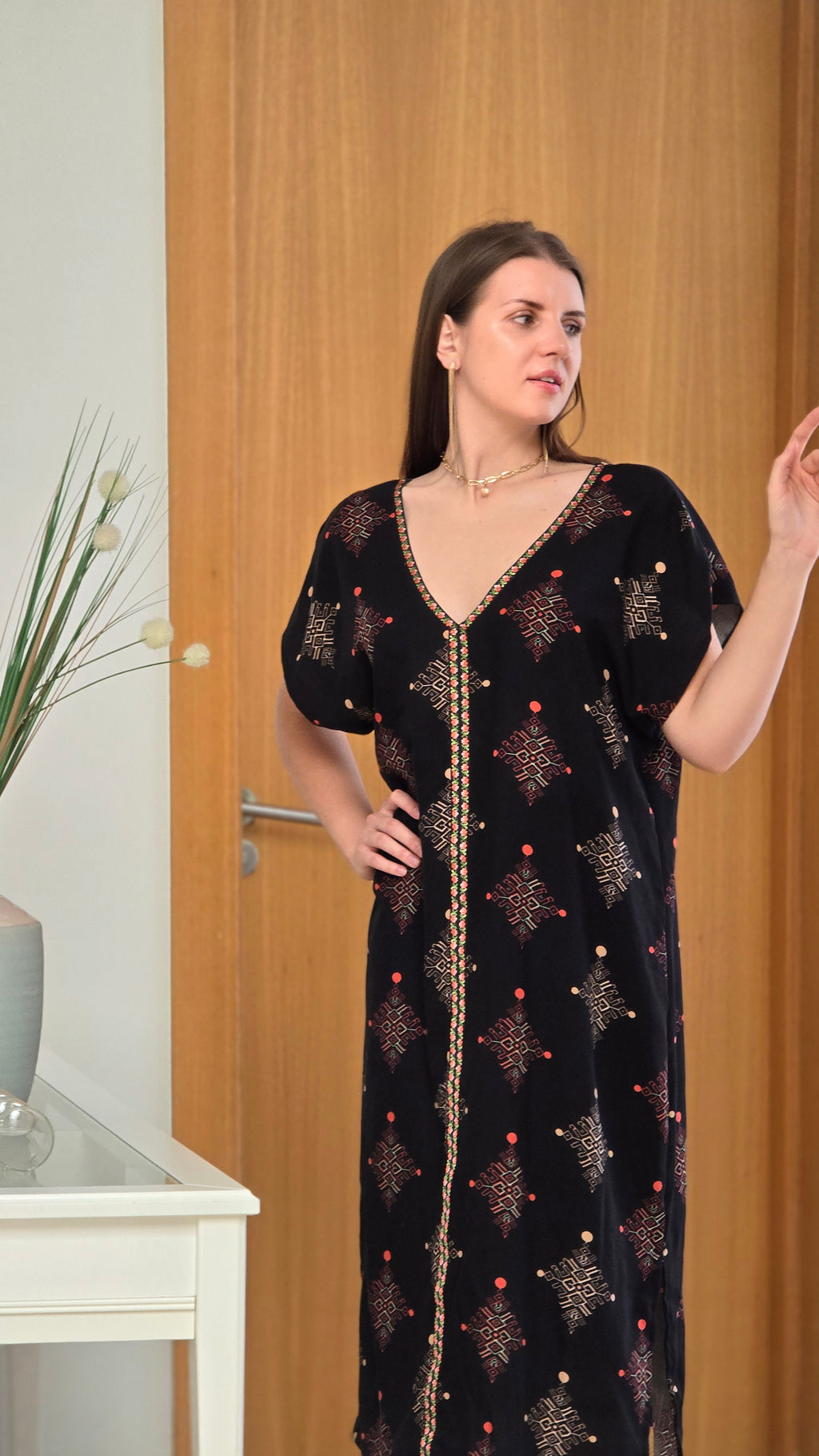 Robe Azwaw Manches Courtes